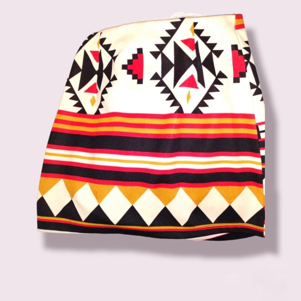 Tribal Print Skirt